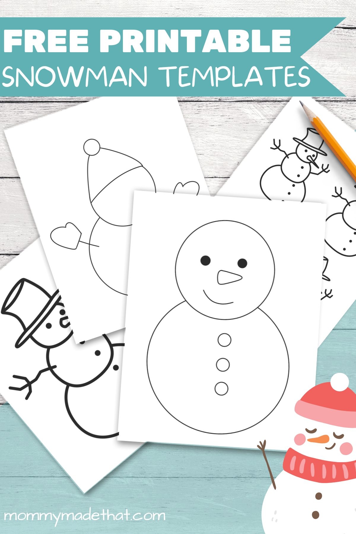 Free Snowman Template Printables Tons To Choose From  Free Snowman Template Printables Tons To Choose From