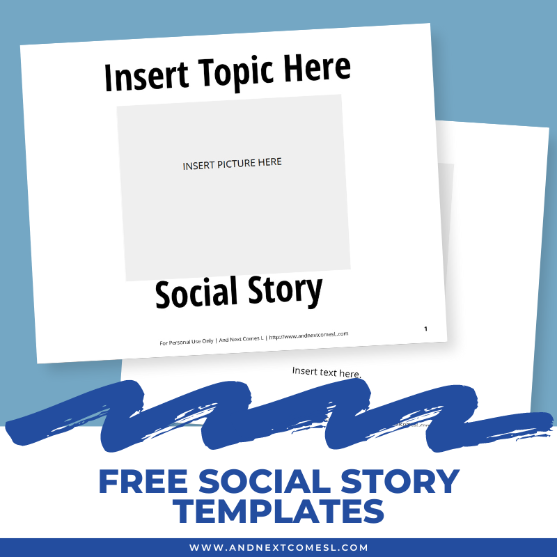 Free Social Story Templates And Next Comes L Hyperlexia Resources Free Social Story Templates And Next Comes L Hyperlexia Resources