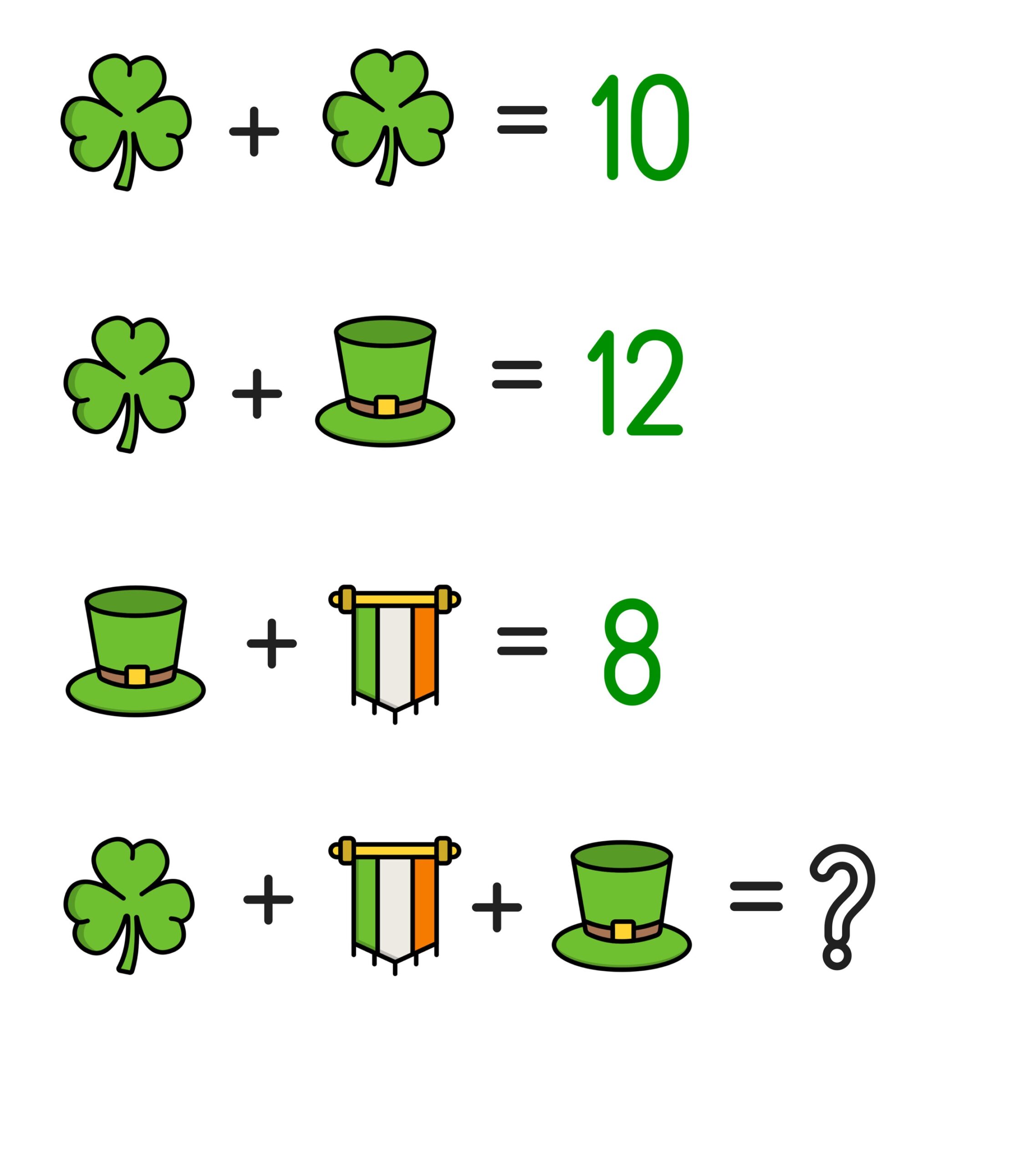 Free St Patrick s Day Math Activities For Grades K 8 Mashup Math