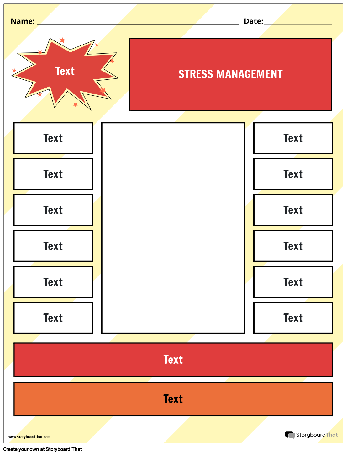printable stress test worksheets