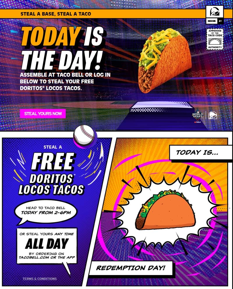 Free Taco Today 2 6p At Taco Bell Taco Bell July 2025 Coupons  Free Taco Today 2 6p At Taco Bell Taco Bell July 2025 Coupons