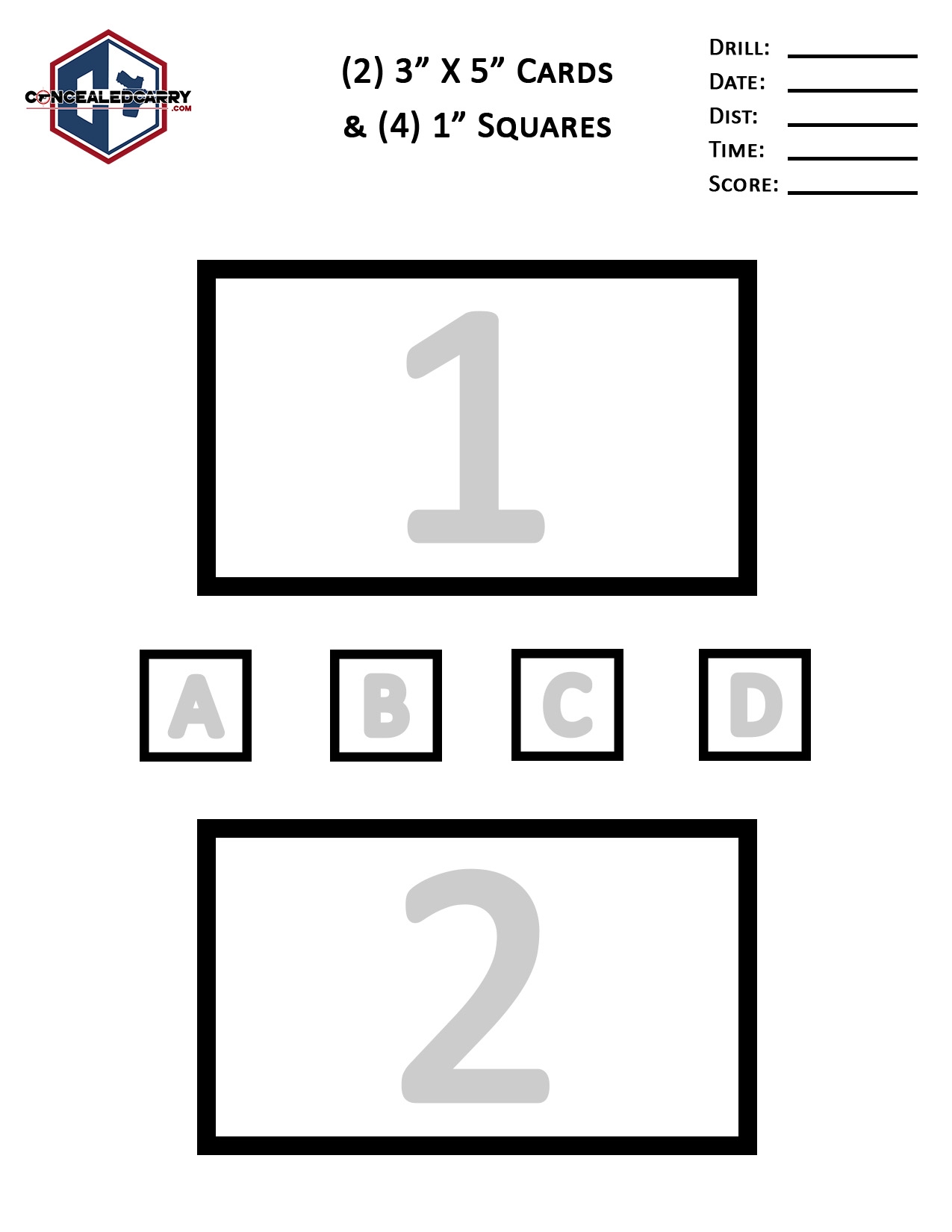 printable targets for ar cq shooting practice