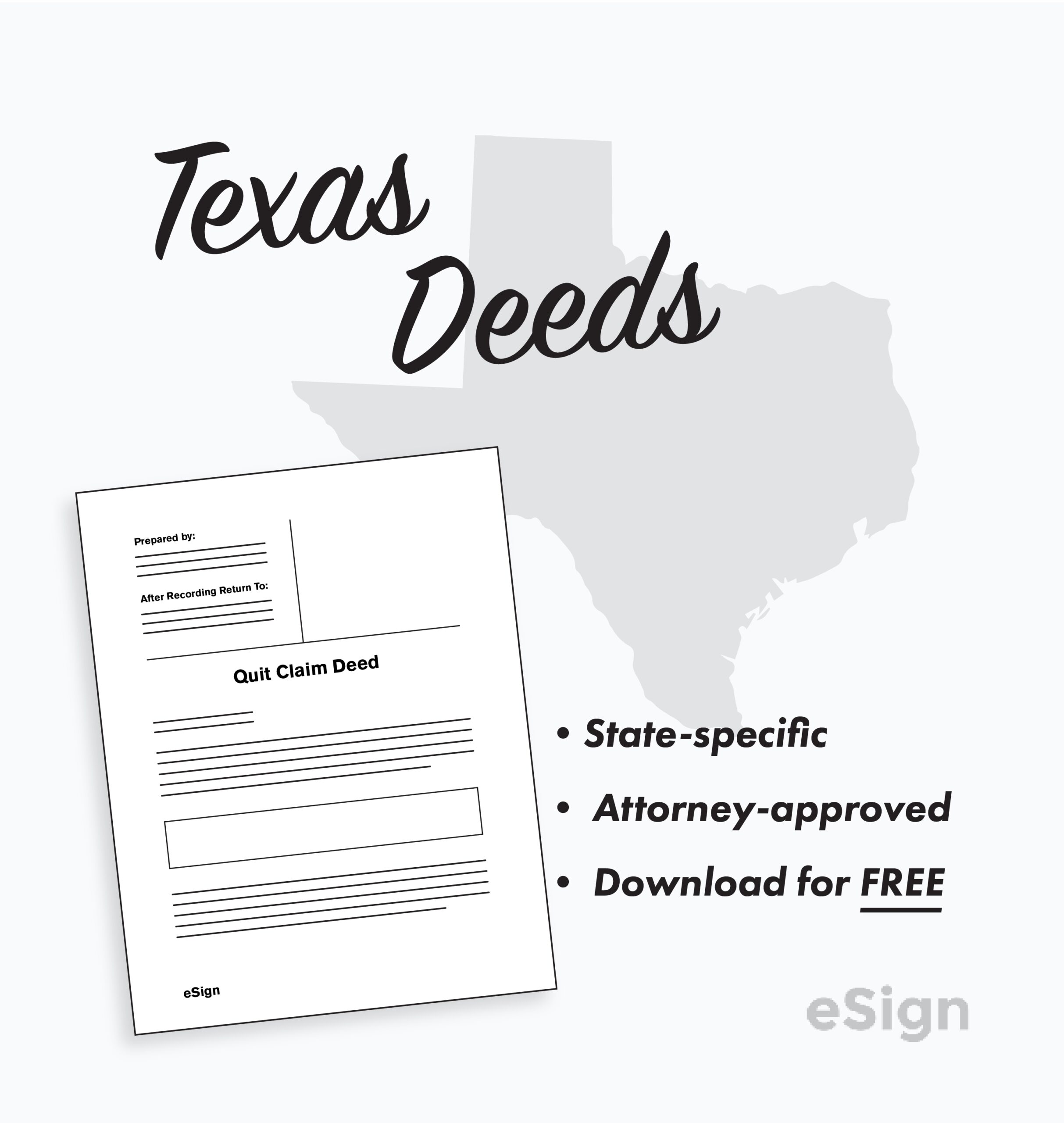 Free Texas Deed Forms 8 PDF Word