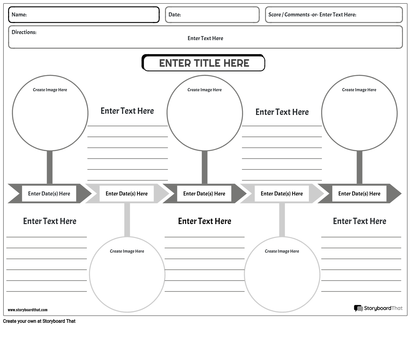 free printable timeline maker