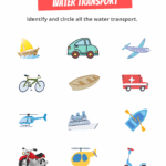 Free Transportation Worksheets For Preschoolers Kidpid