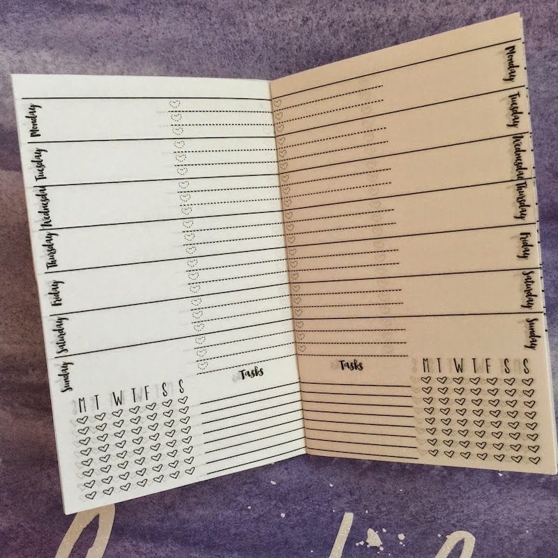 Free Traveler s Notebook Inserts Printables Monthly Weekly 