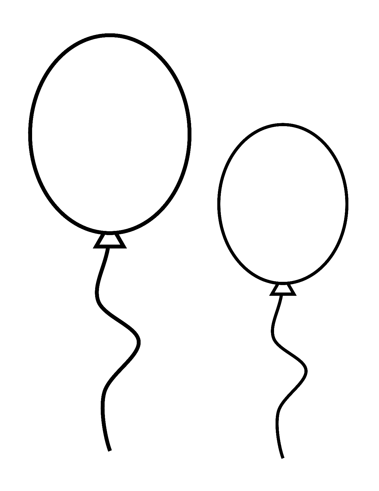 free printable birthday balloon template