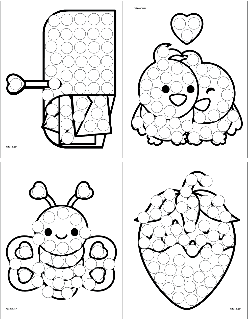 dot art free printables