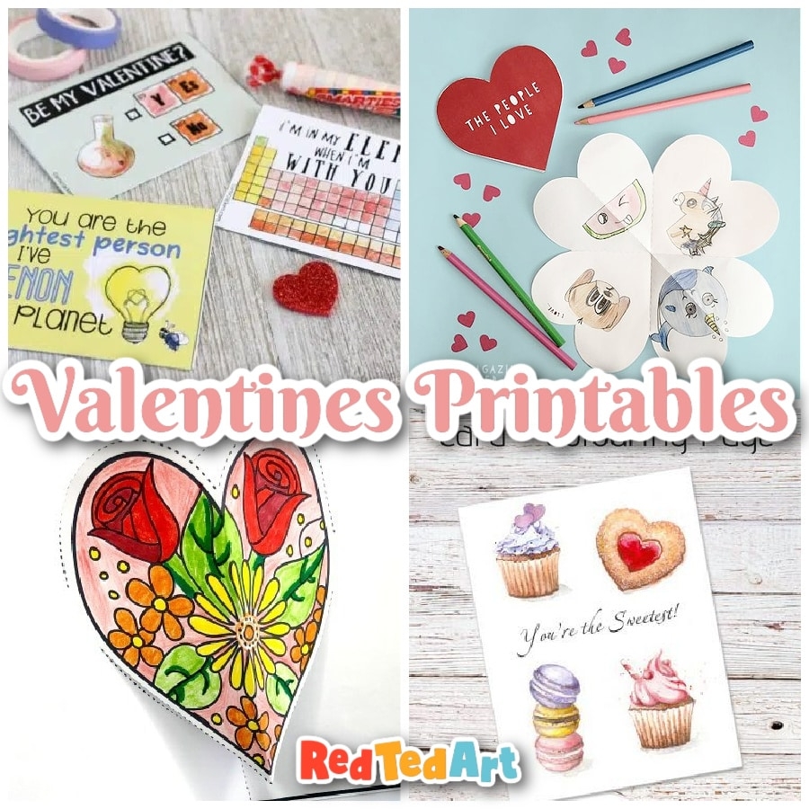 valentine s day printables arts and craft