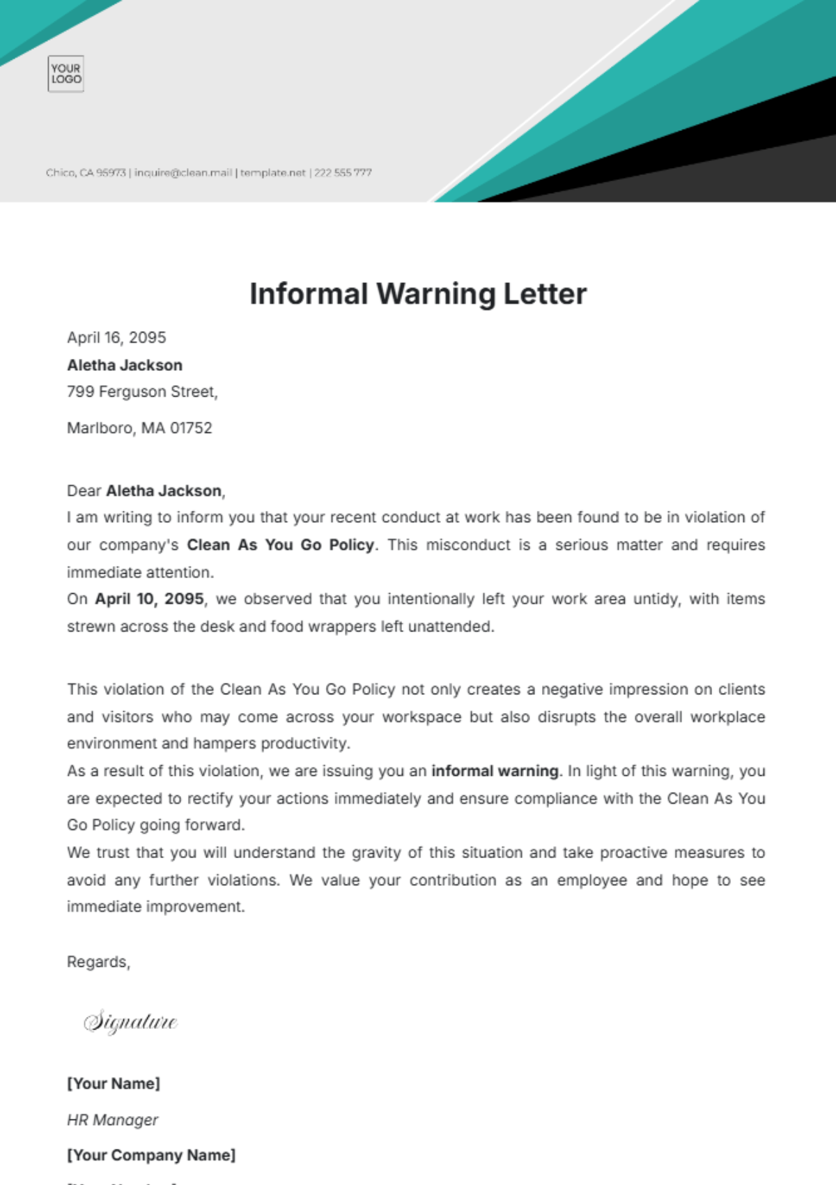 swearing at work memo printable