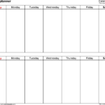 Free Weekly Planners In PDF Format 20 Templates