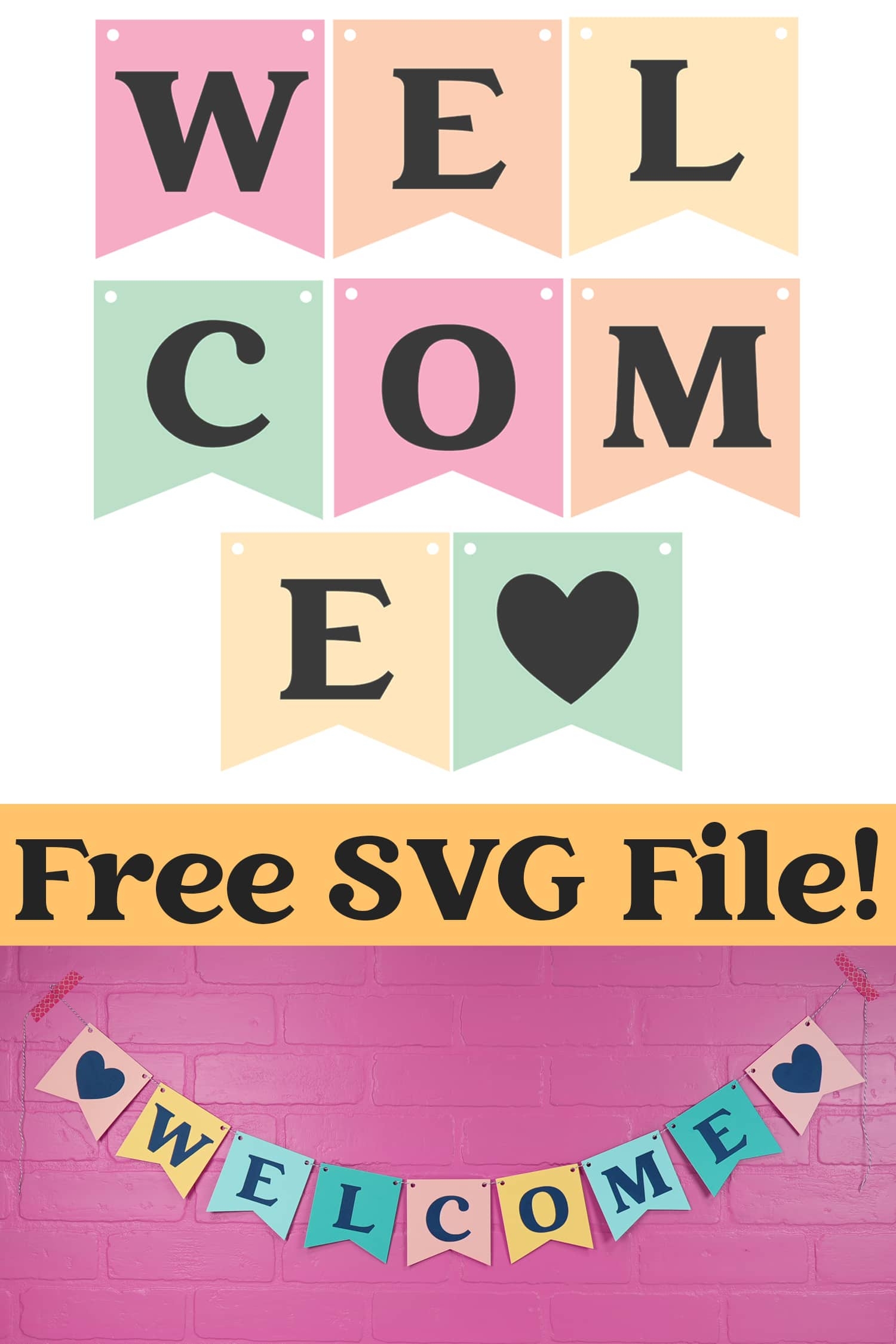 Free Welcome Banner SVG File Happiness Is Homemade Free Welcome Banner SVG File Happiness Is Homemade