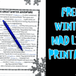 Free Winter Mad Libs Printable A Word Game For Kids
