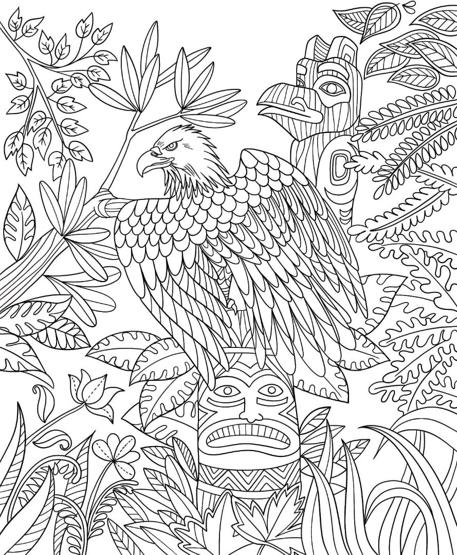 native american coloring pages printables