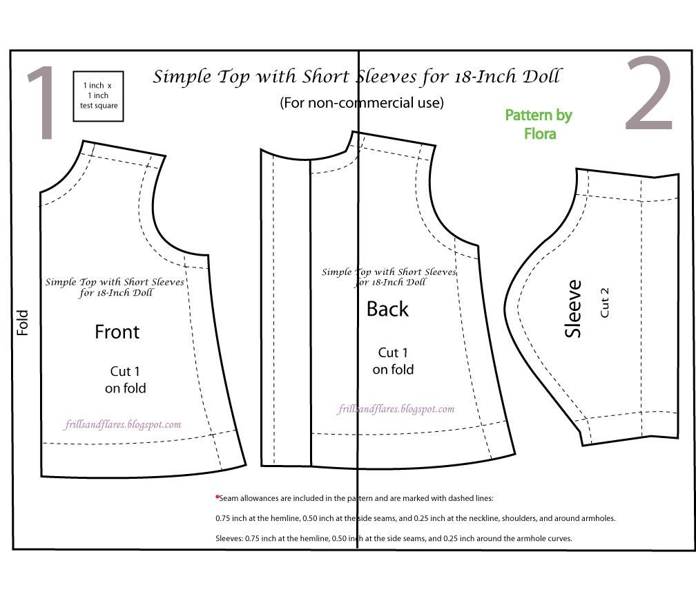 Frills And Flares A Simple Top With Short Sleeves Free PDF 