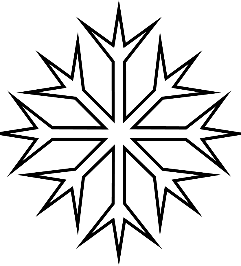 Frozen Snowflake Coloring Pages Snowflakes Coloring 833x920 Png Clipart Download