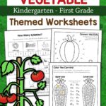 Fruit And Vegetable Worksheets For Kindergarten U0026 1st Grade Mamas Learning Corner