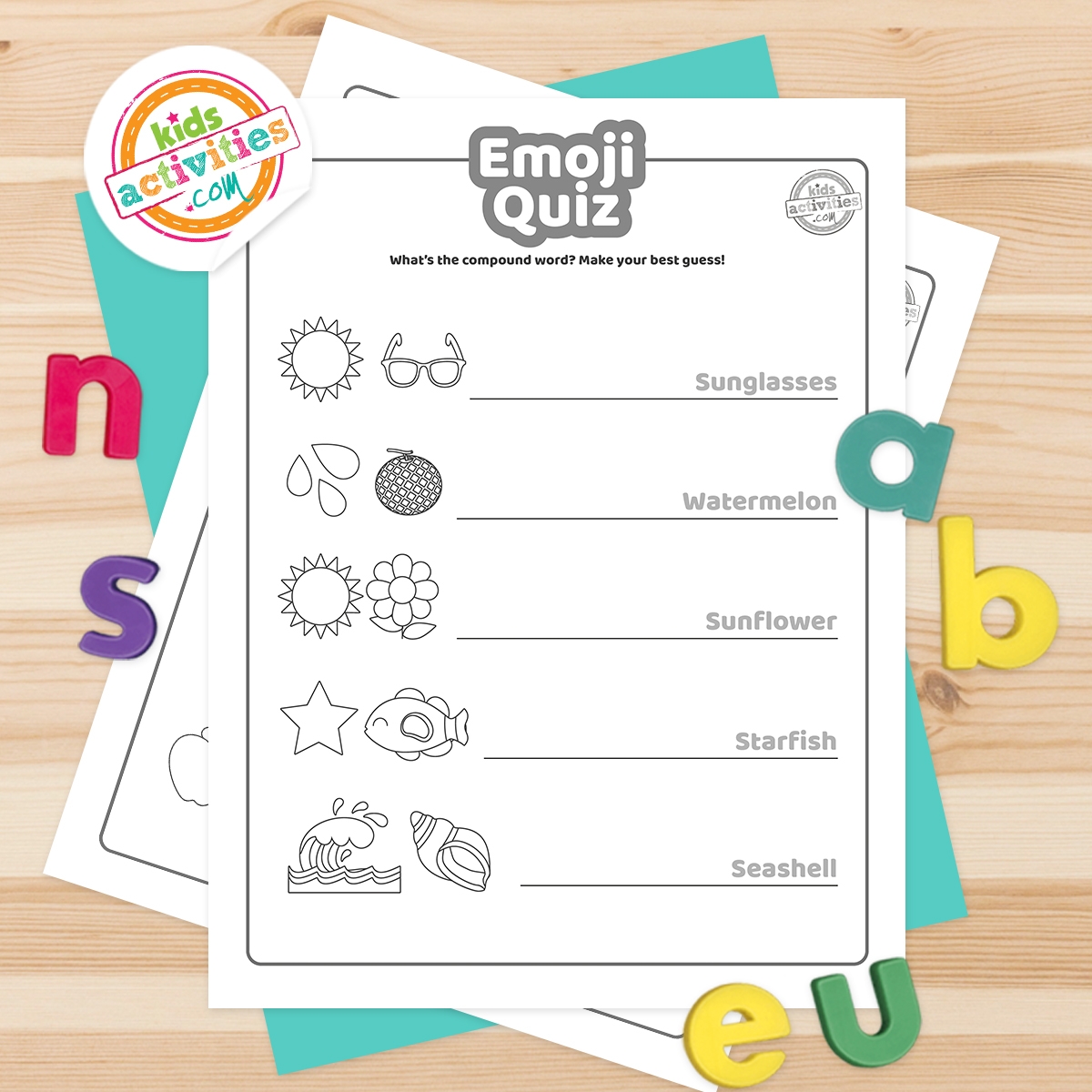 Fun Emoji Quiz Printable Kids Activities Blog