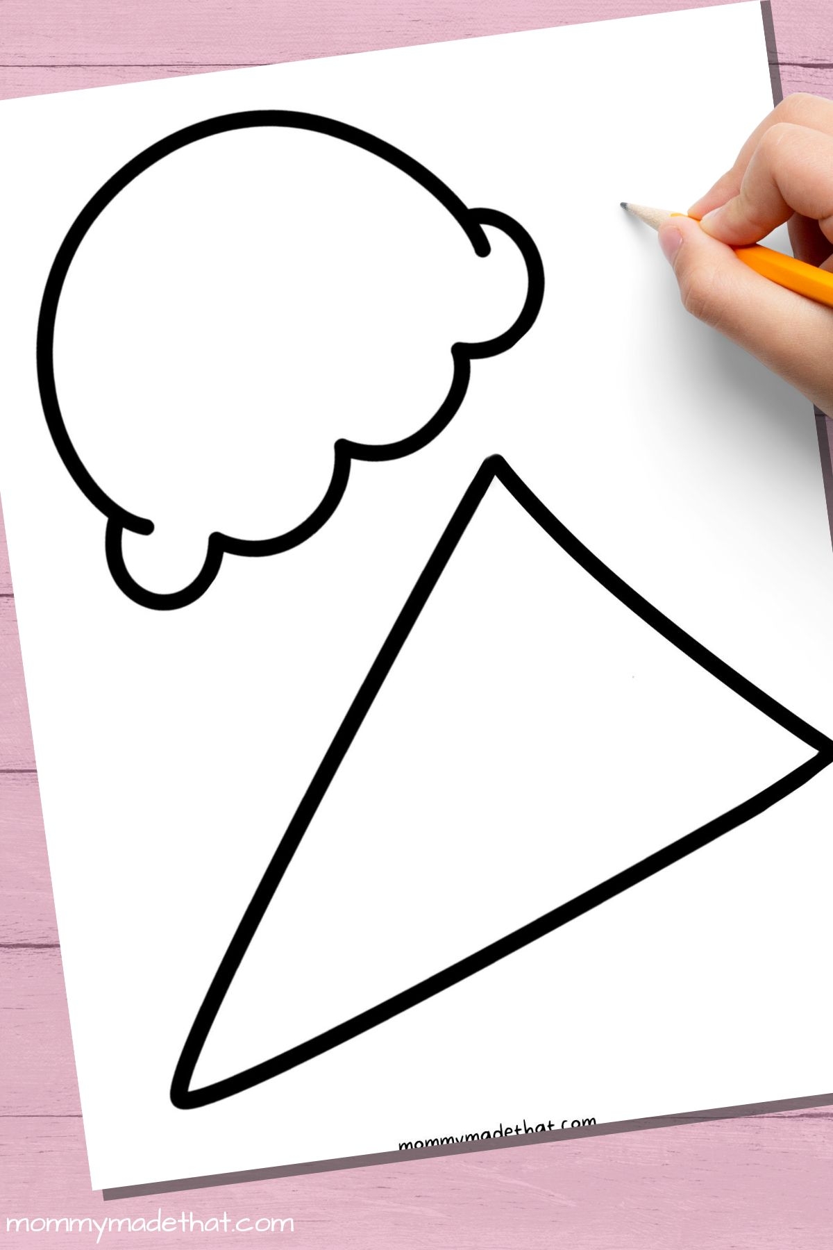 Fun Ice Cream Cone Templates For Crafts U0026 Coloring