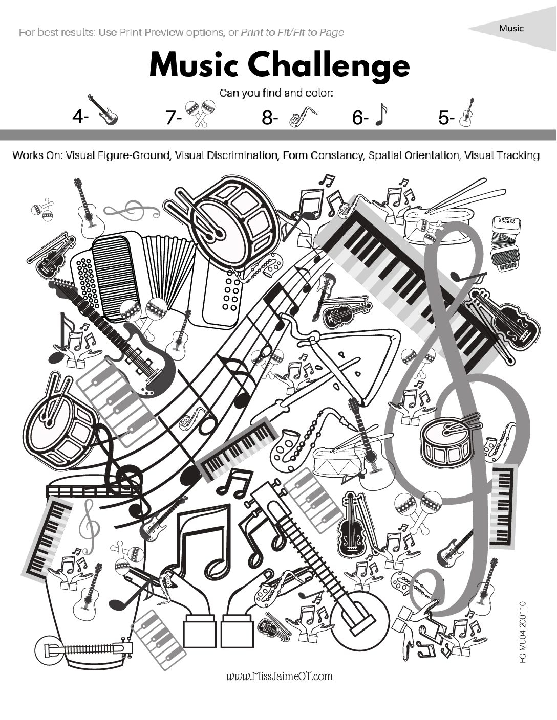 FUNctional Visual Perception A Digital Workbook For Kids