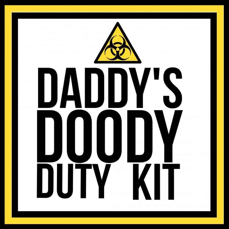Funny Baby Shower Gift Daddy Doody Duty Kit A Girl And A Glue Gun