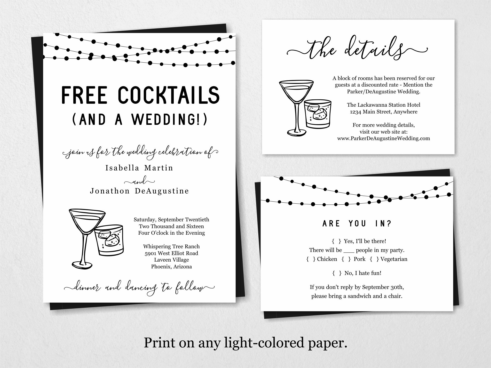free printable wedding cards funny