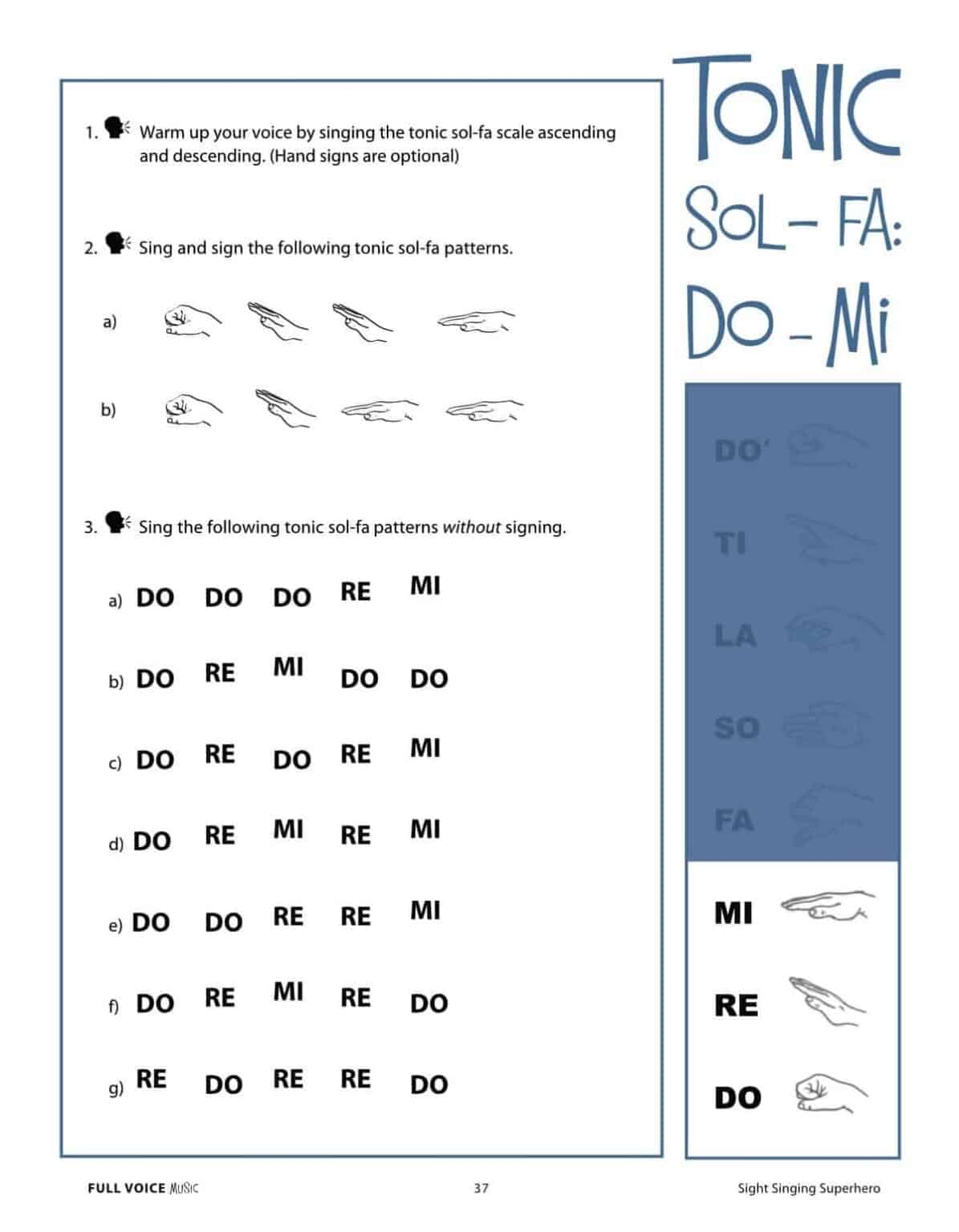 FVM Sight Singing Superhero PDF 