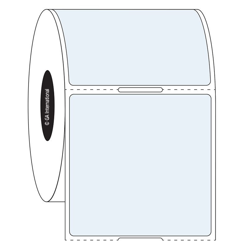 Ga International HBCL 27NOTC3 1 Cryo OmniTAG Transparent Cryogenic Labels For Thermal Transfer Printers