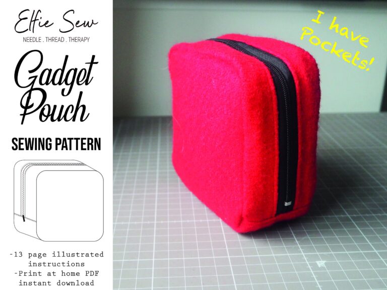 Gadget Pouch PDF Sewing Pattern By Elfie Sew Etsy