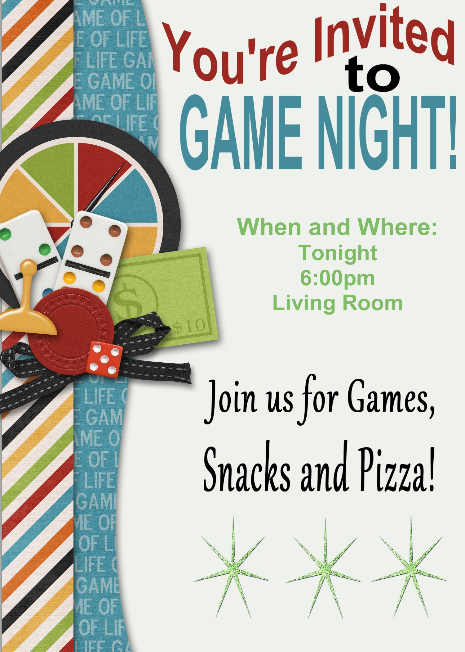 Game Night Printable Invitation And Game Review Printables 4 Mom