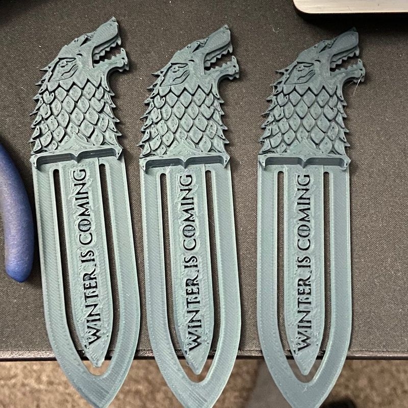 Game Of Thrones Bookmark By Wes W Download Free STL Model Printables