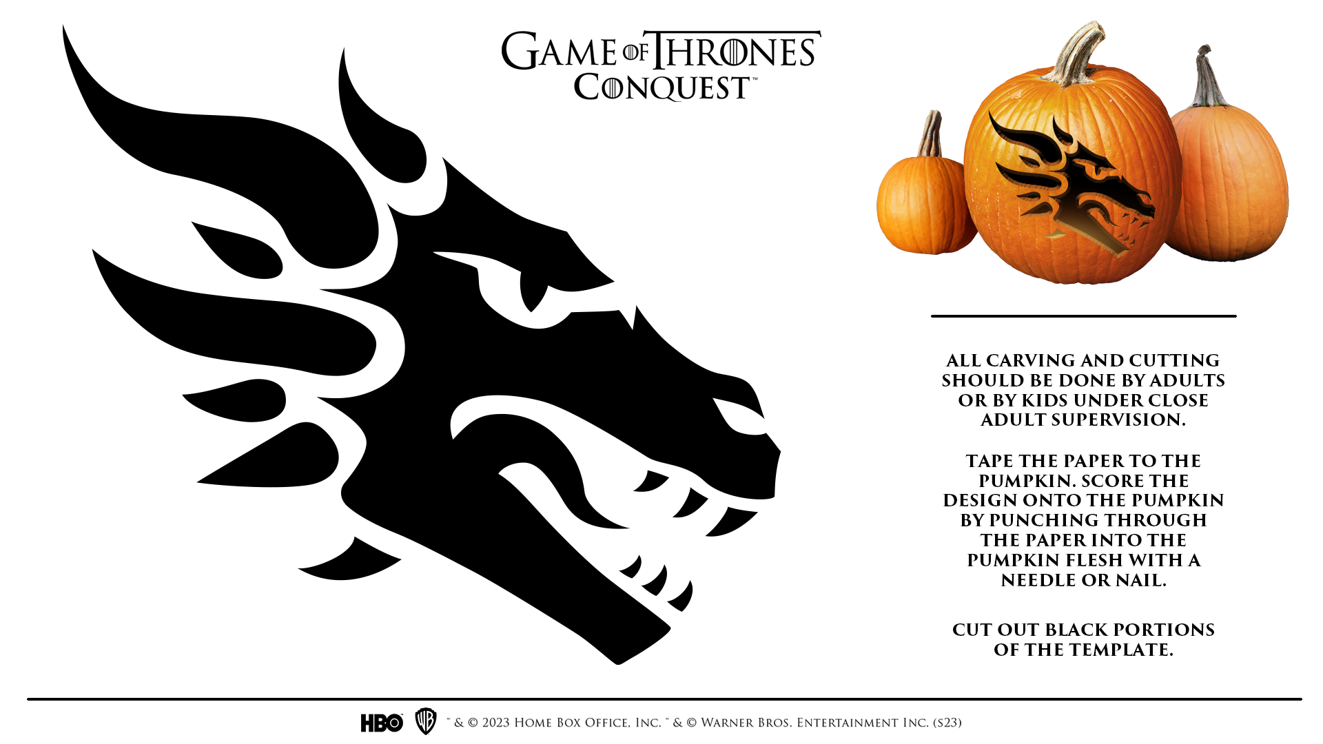Game Of Thrones Conquest Pumpkin Stencils Game Of Thrones Conquest