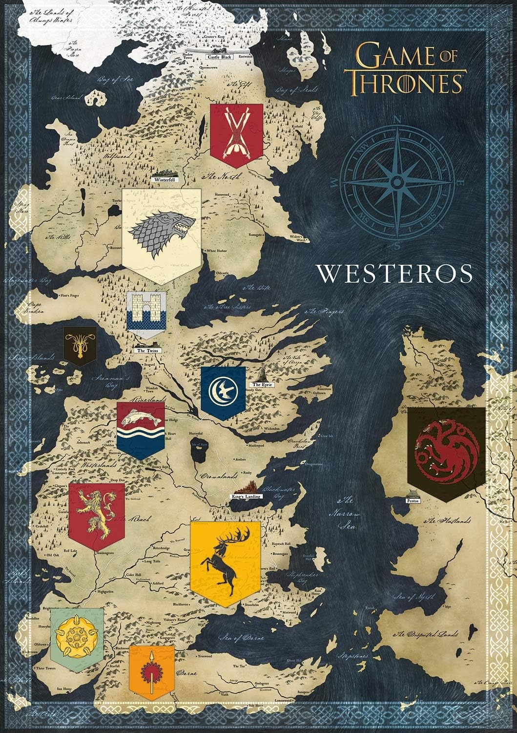 printable game of thrones map