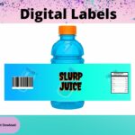 Gamer Slurp Labels printable Labels INSTANT DOWNLOAD gamer