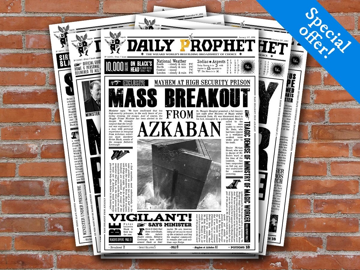 daily prophet free printable