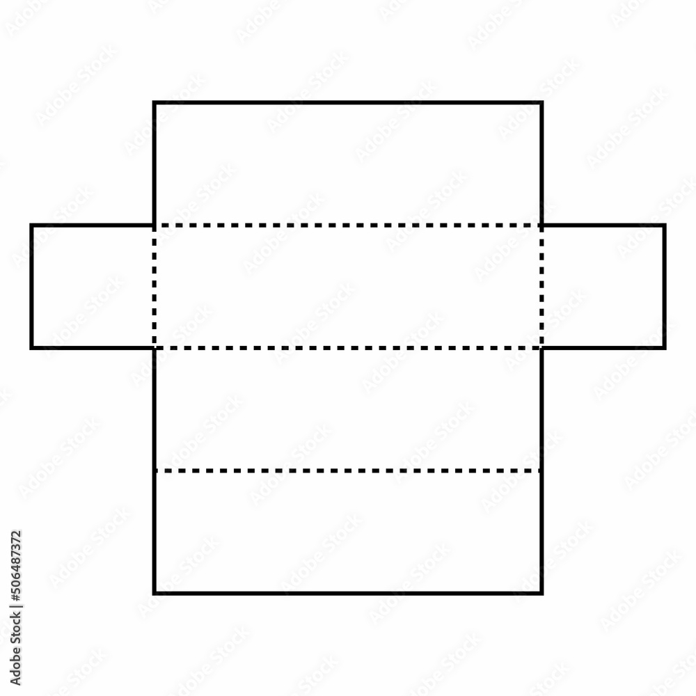 Geometric Nets Of Rectangular Prism 3d Shapes Nets For Kids 