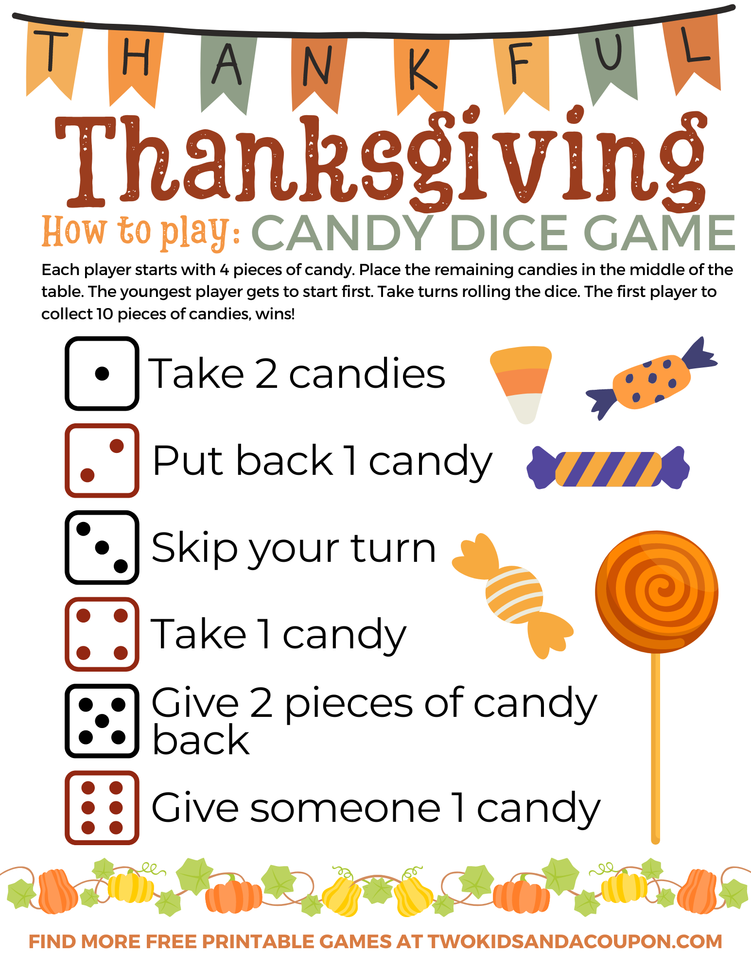 Get Ready To Roll With This Thanksgiving Dice Game Get Ready To Roll With This Thanksgiving Dice Game