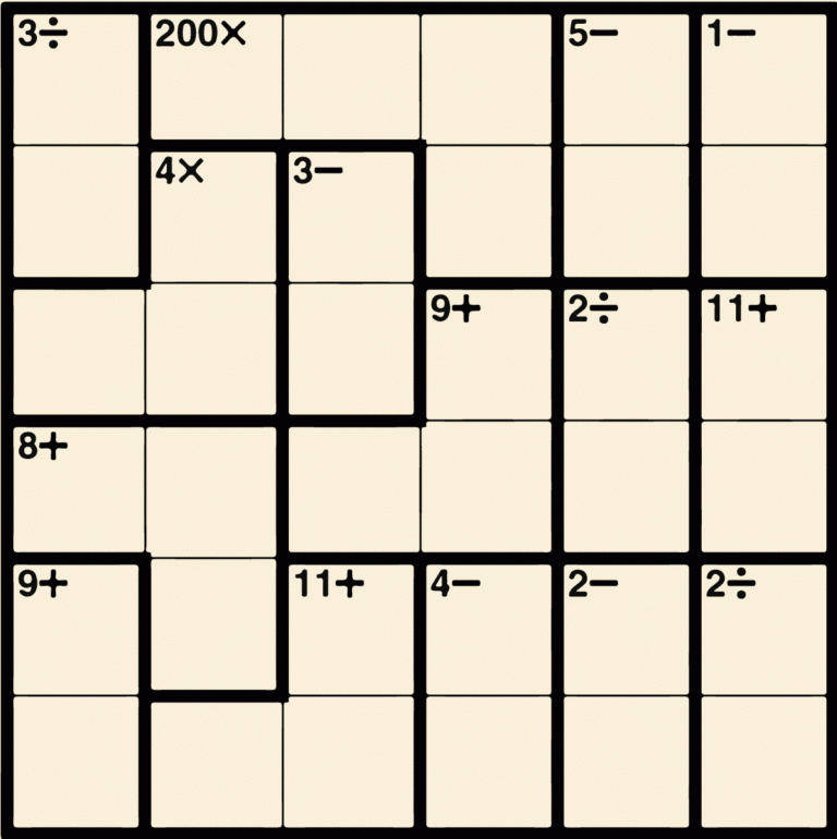 Get Your Weekly KenKen Puzzles For Kids Denise Gaskins Let s 