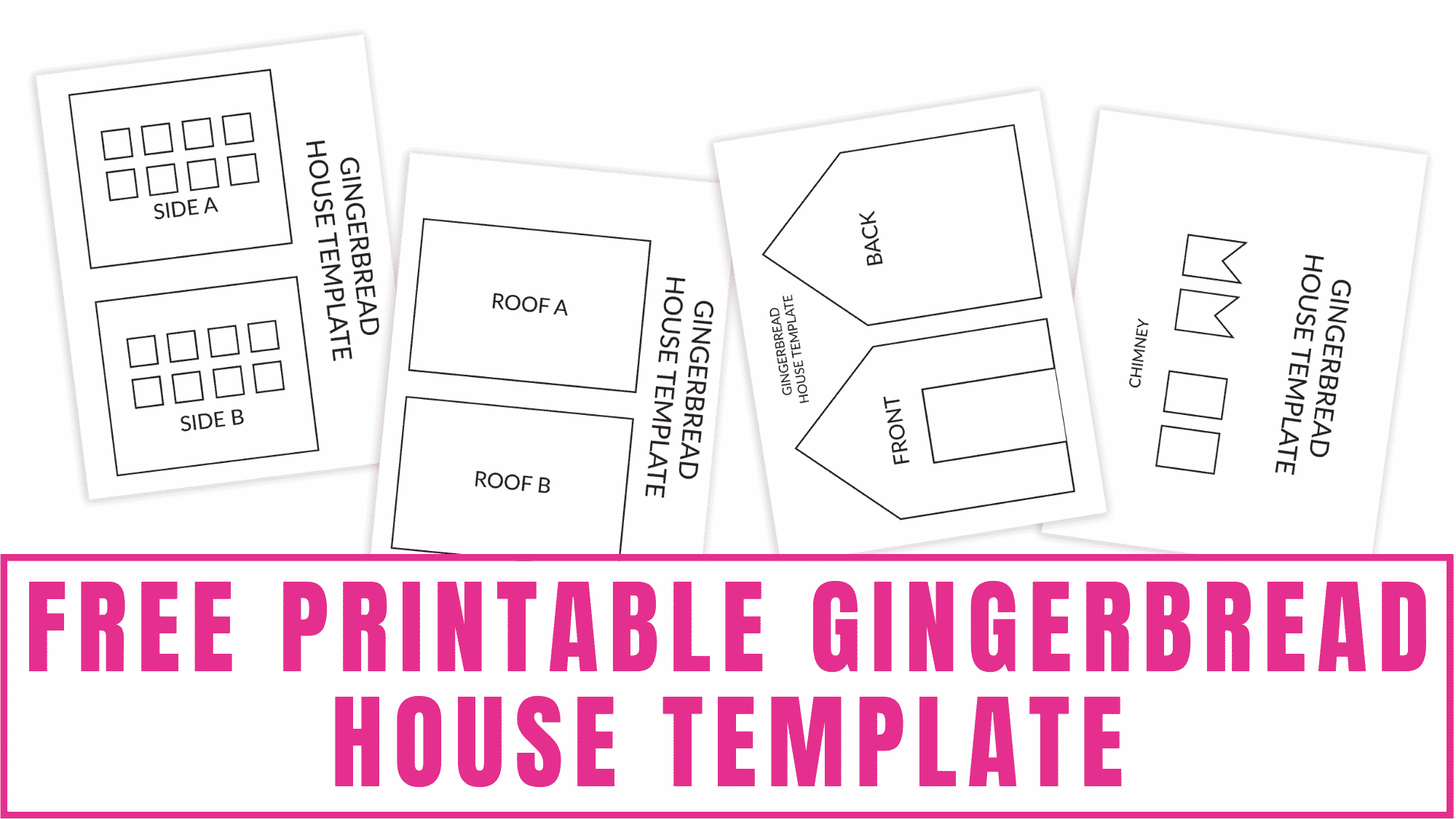 Gingerbread House Pattern Worksheets Library