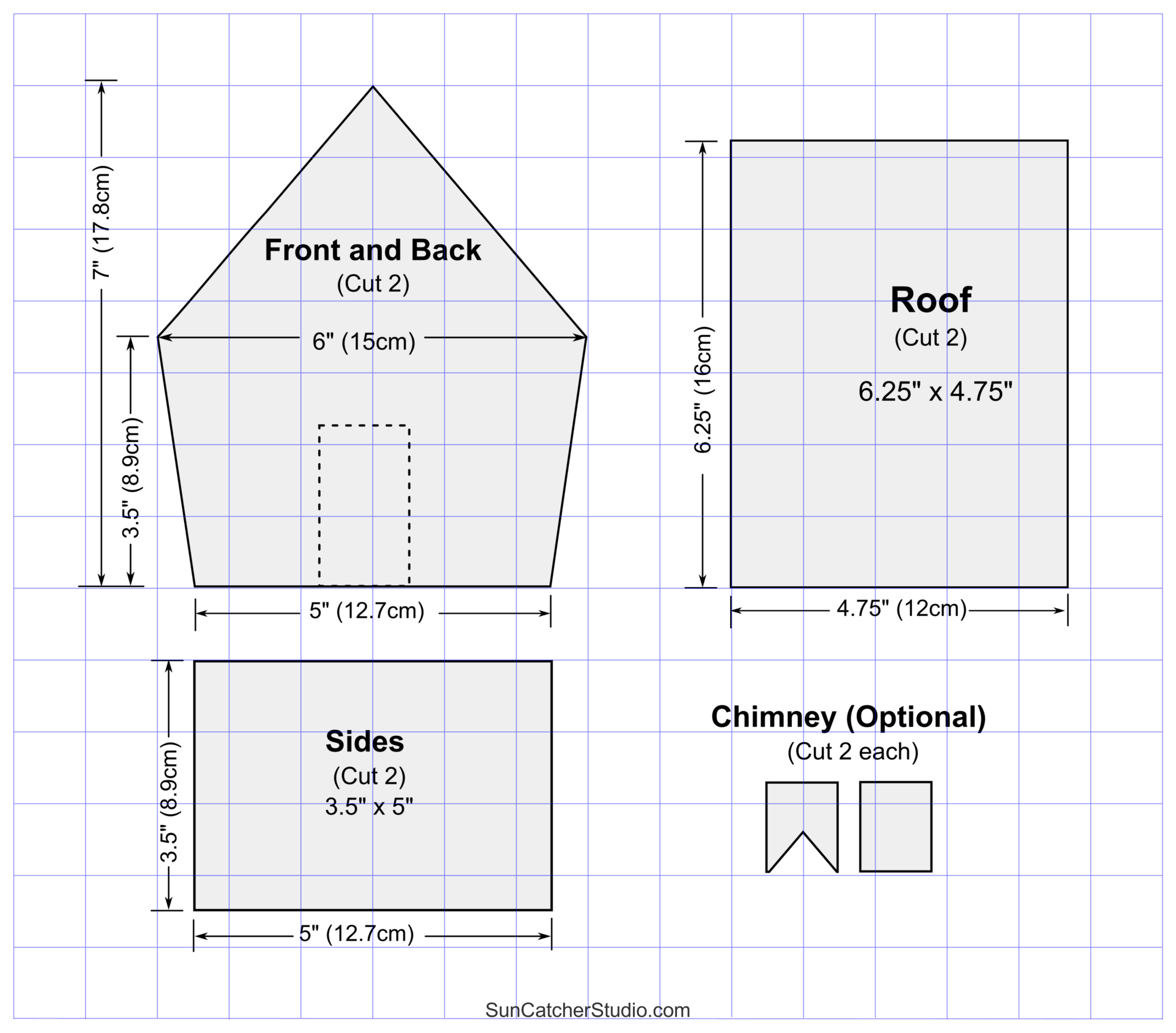 Gingerbread House Templates Printable Patterns U0026 Stencils Free 