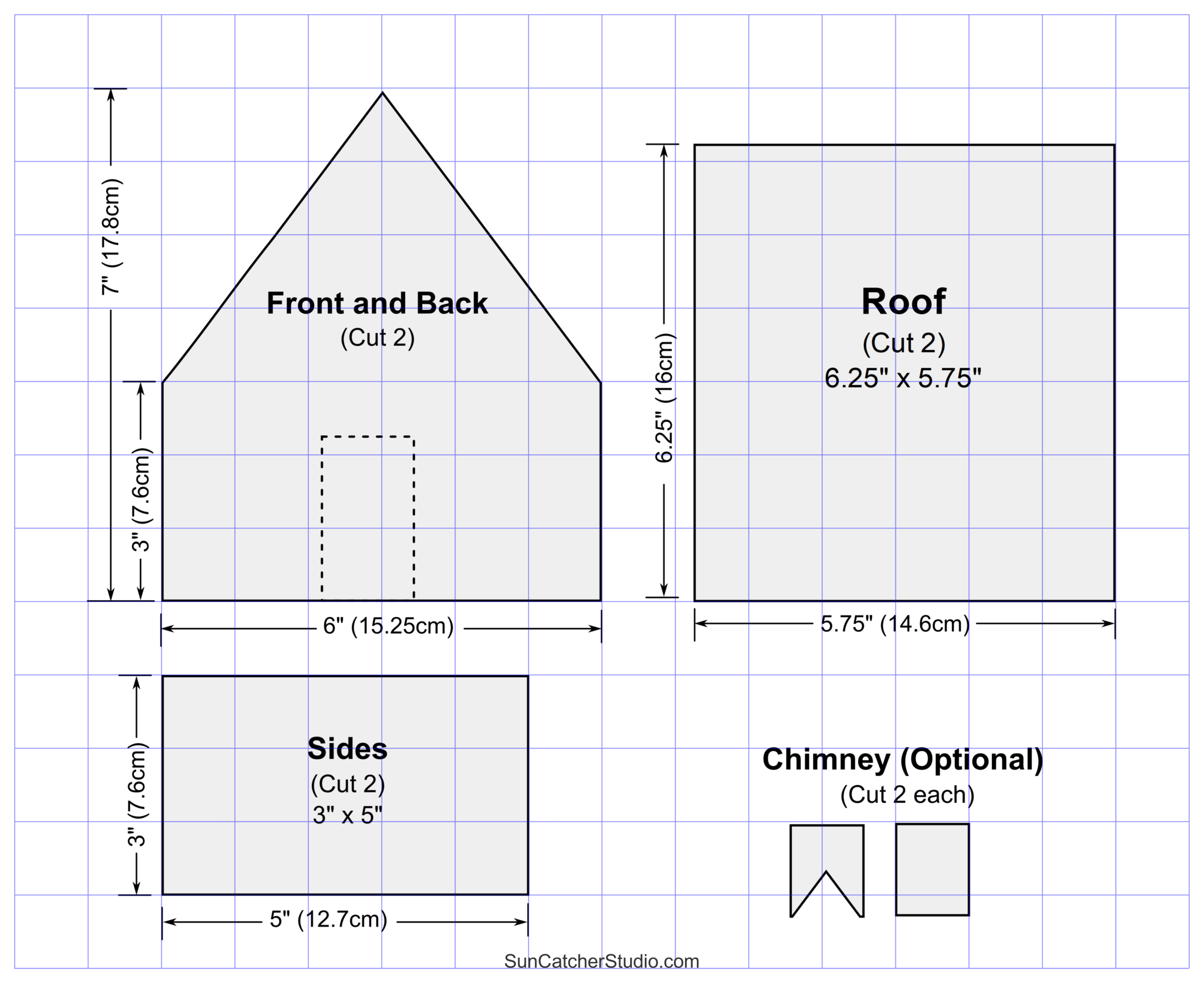 free gingerbread house printables