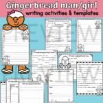 Gingerbread Man And Girl Writing Activities Templates U0026 Craft 
