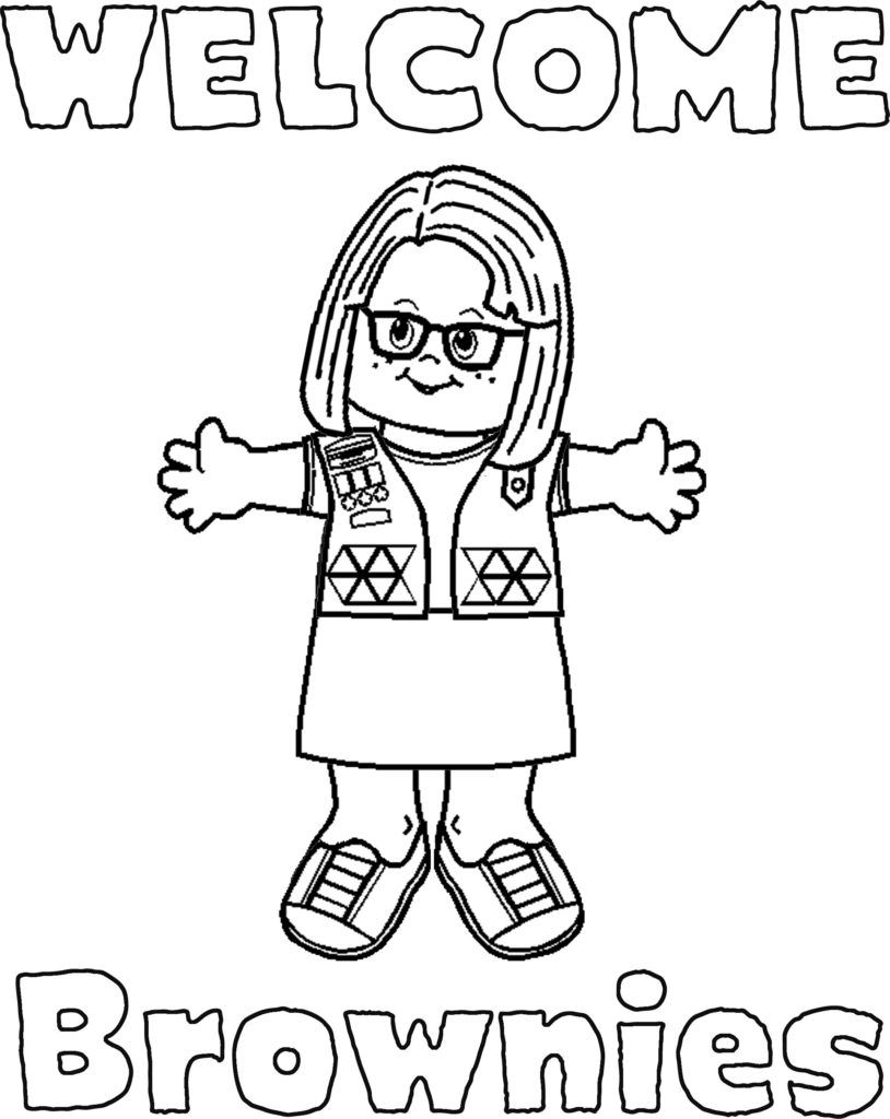  Girl Scout Coloring Pages U0026 Books 100 FREE And Printable 