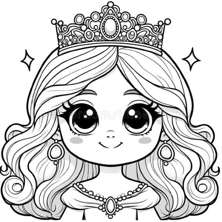 Girls Coloring Pages Stock Illustrations 1 049 Girls Coloring 
