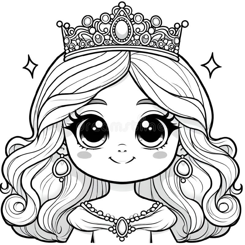 Girls Coloring Pages Stock Illustrations 1 049 Girls Coloring 