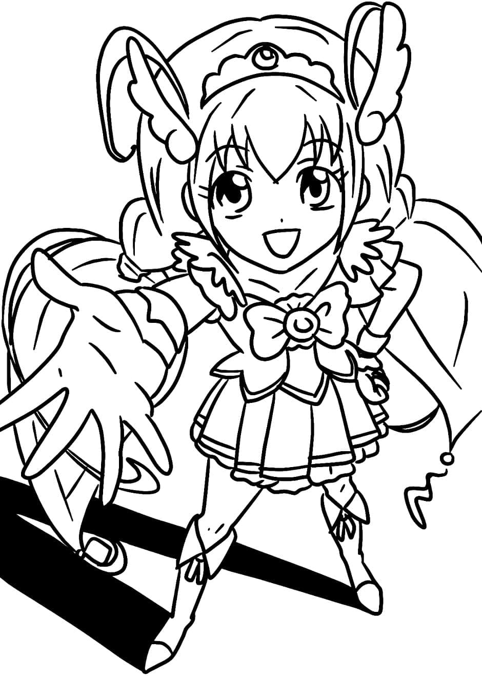 Glitter Force 211719 Anime And Manga Free Printable Coloring Pages