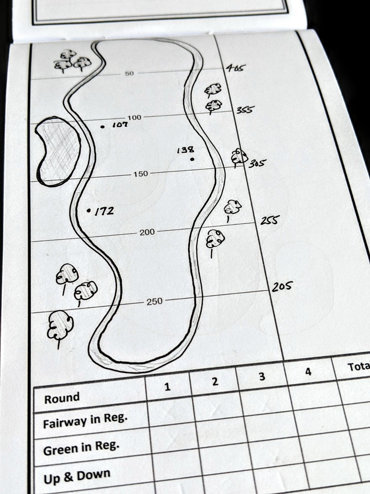 Go To Caddie DIY Yardage Book 10 Pack Etsy