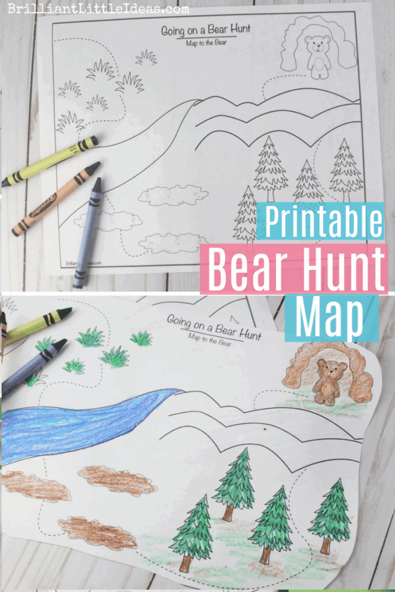 Going On A Bear Hunt Printable Map Brilliant Little Ideas