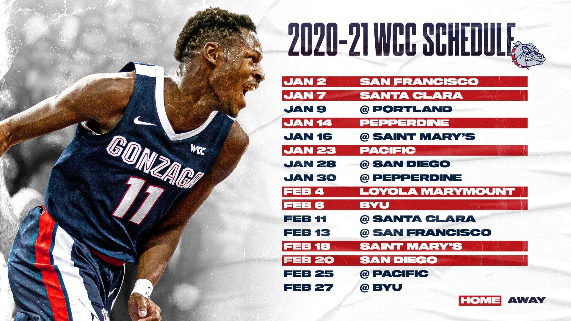 Gonzaga Men s Hot Sale Basketball Schedule