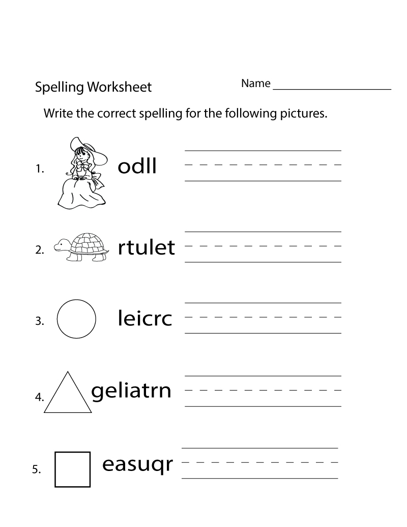 Grade 2 Spelling Words With Themed Spelling Lists Worksheets Library Worksheets Library